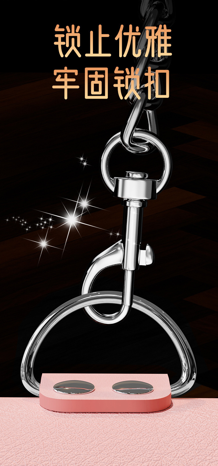 Jiuai SM Bondage Kit with Handcuffs, Nipple Clamps and Mouth Ball for Couples — detail image 22