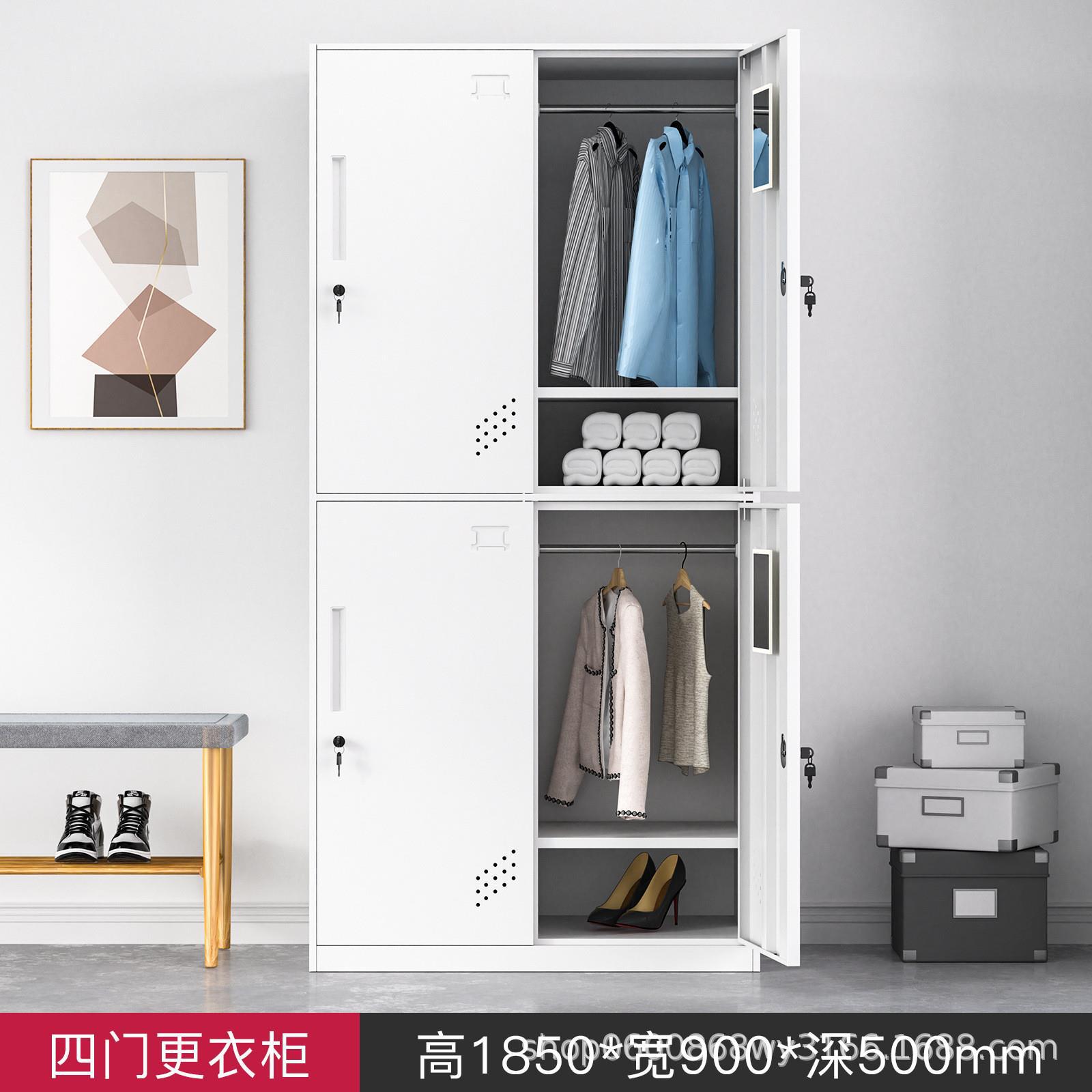 Desmontaje y montaje de casilleros, armario colgante de varias puertas, dormitorio del personal, armario de metal con cerradura, armario de almacenamiento de gimnasio