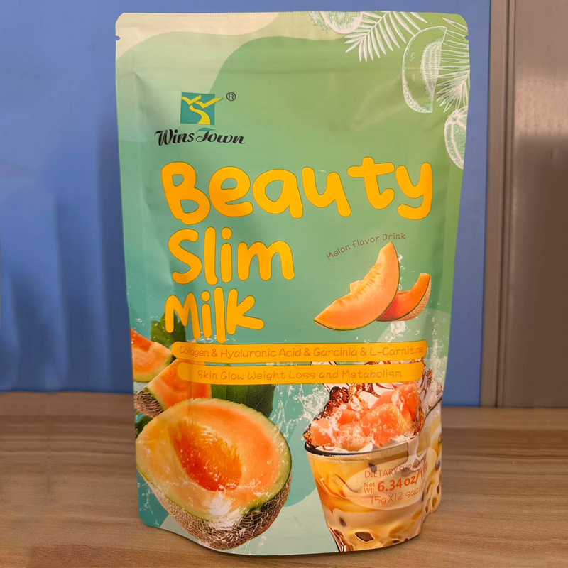 Cross-Border Beauty Slim Milk Premium Drink Powder Cantaloupe Flavor Collagen Powder
