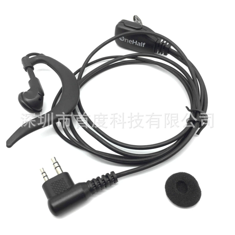 M двуигольный TC500S 610 620 700 гарнитура с микрофоном, наушники с дужкой за ухо, двойной микрофон, прочный 8-жильный