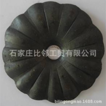 荐 铁艺配件 铁艺工艺品 冲压花片 零件花 铁花铁叶 大门 楼梯