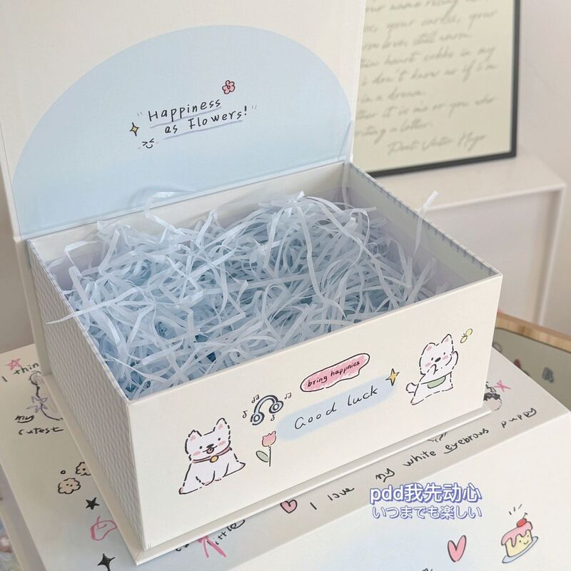 Puppy Magnetic Cartoon Gift Box Schnauzer Gift Box Birthday Gift Box Storage Box Cute Bag