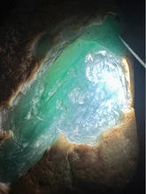 缅甸天然翡翠原石玉石蓝底