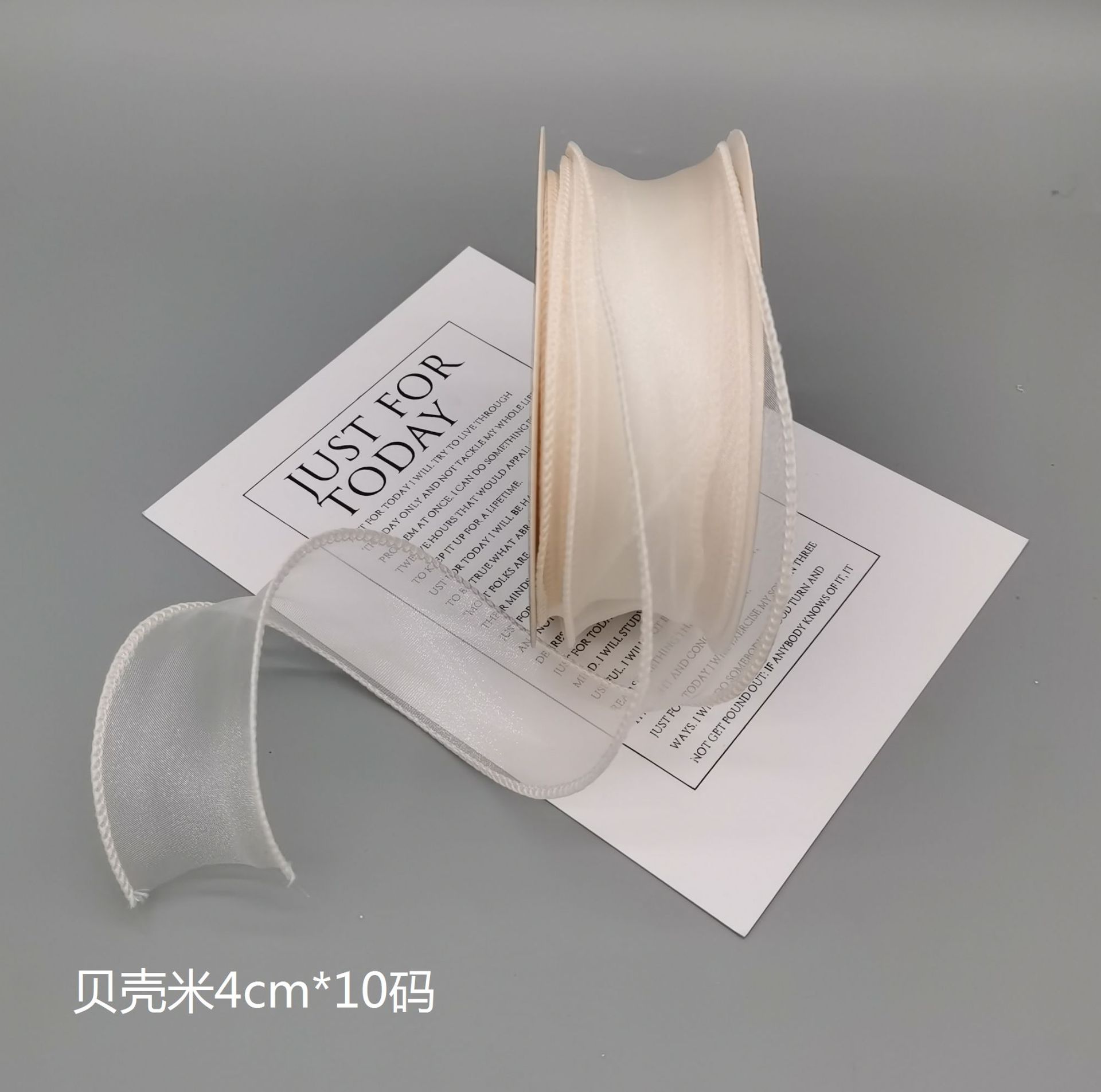 4cm plain fishtail yarn ribbon flower gift packaging baking cake dress ribbon bow hair accessories diy