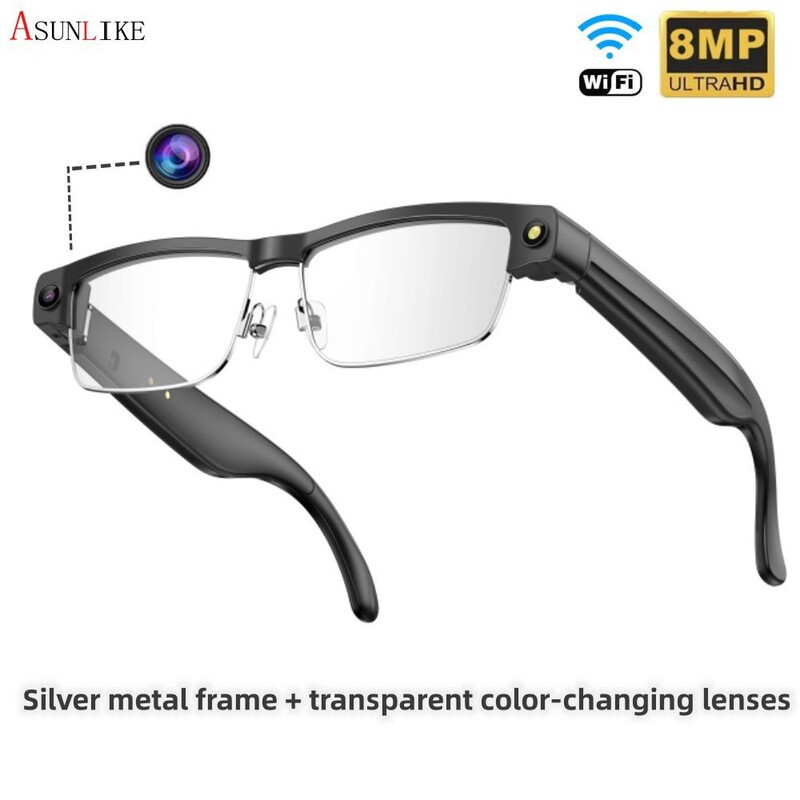 Cross-Border Photo and Video Smart Glasses Ai Translation Sunglasses Outdoor Photography and Video Recording Glasses Camera Sunglasses Cross-Border Photo and Video Smart Glasses Ai Translation Sunglasses Outdoor Photography and Video Recording Glasses Camera Sunglasses