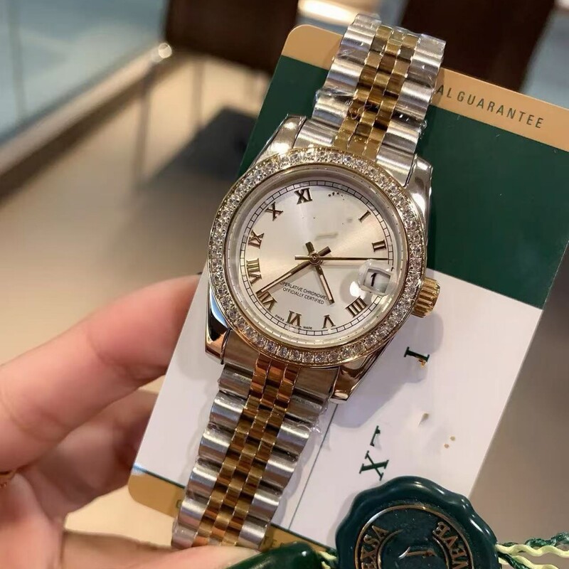 Micro-Business Dropshipping: Laojia 31mm Datejust Series Fully Automatic Mechanical Fashion Women's Watch with Diamond Inlays, Stainless Steel Case, Sapphire Micro-Business Dropshipping: Laojia 31mm Datejust Series Fully Automatic Mechanical Fashion Women's Watch with Diamond Inlays, Stainless Steel Case, Sapphire
