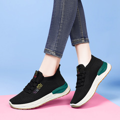 2024春季女鞋新款超輕軟底單鞋韓版百搭休閒鞋潮流耐磨運動鞋跨境