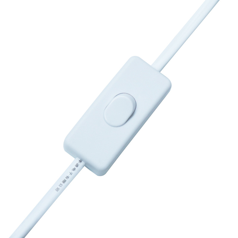 Wholesale national standard with 303 switch E27 clip-in lamp head pendant light salt lamp wire night light desk lamp power cord 0.75 square