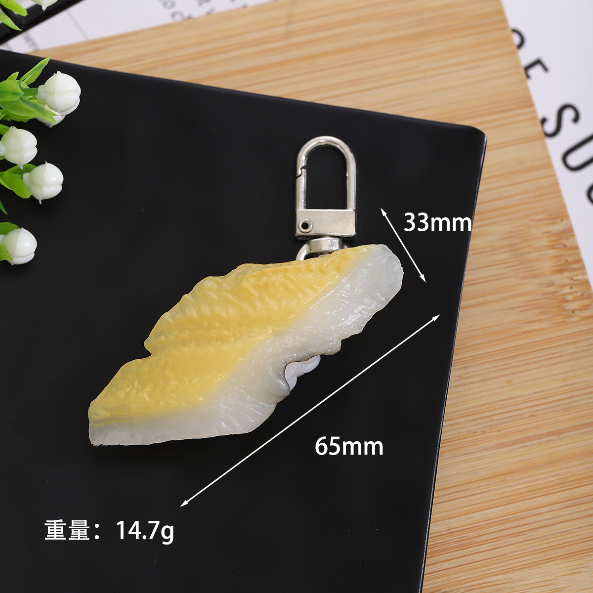 PVCファッションシミュレーション日本式寿司キーホルダー写真撮影シミュレーション食品道具学生かばんDIYストラップ