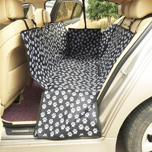 Temu Cross-Border Car Pet Mat Export Dog Backseat Mat Waterproof Seat Cushion Pet Supplies with Zipper