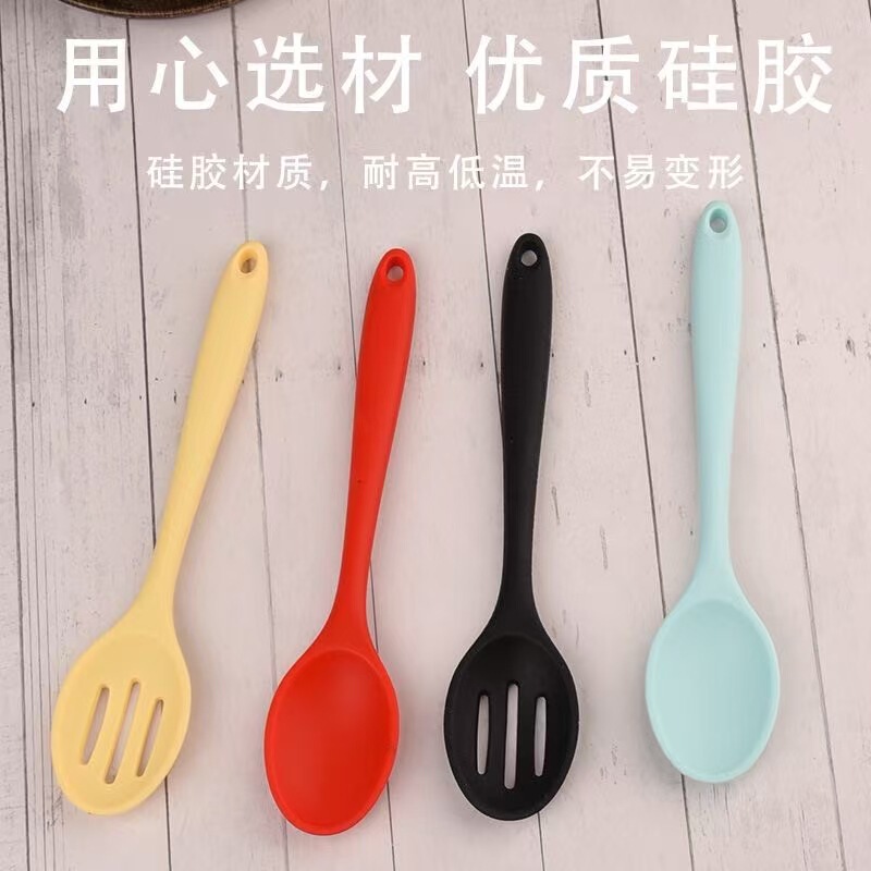 一体型シリコンスパチュラ、ノンスティック専用調理スパチュラ、食品グレードの家庭用フライパンスプーン、高温耐性キッチン用品セット|undefined