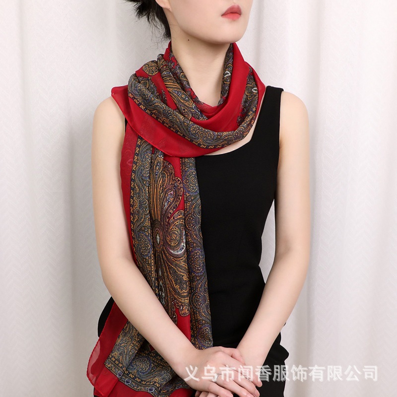 Retro shiffon elegant light and thin keep warm foundation