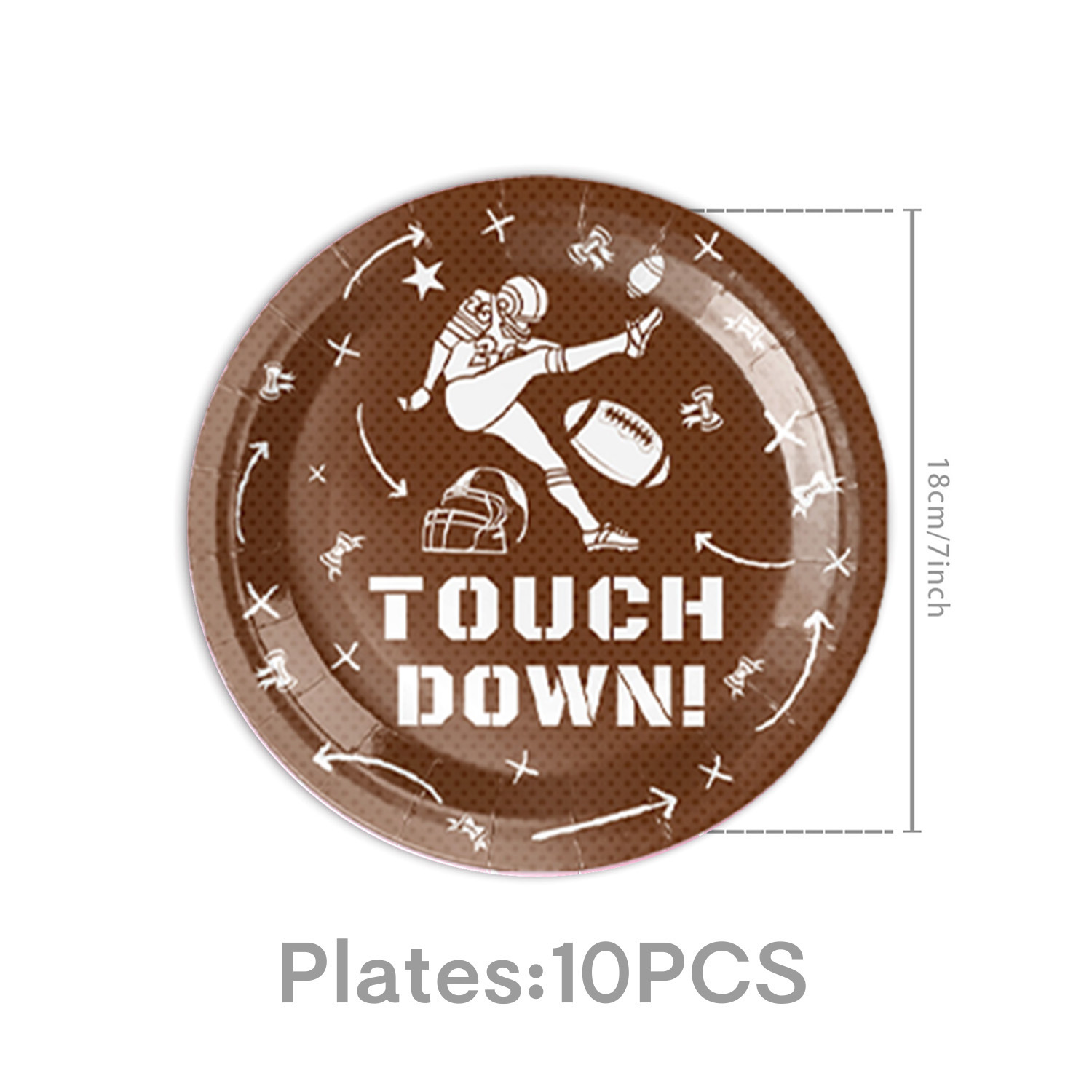 Super Bowl rugby fútbol americano fiesta de cumpleaños de los niños vajilla Placa de papel mantel decoración suministros del partido