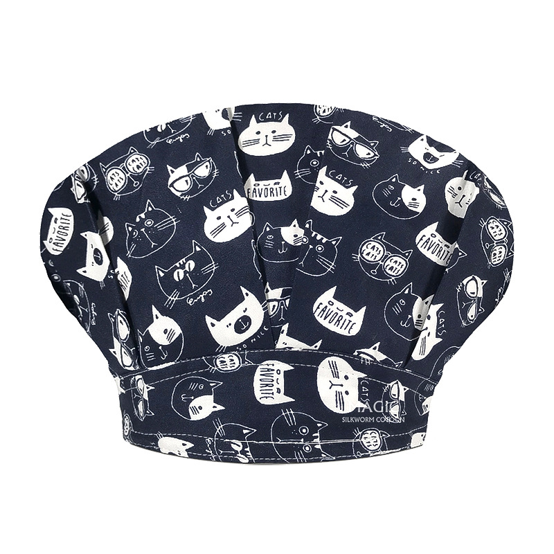 Un gran número de en stock de gama alta de algodón impreso tapa de cirugía oral dental hembra doctor enfermera Pelo Largo cerrado dedo del pie gorra mullida