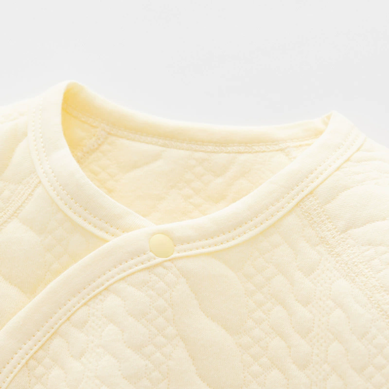 Children's keep warm cotton autumn pijama for new born, quilted bodysuit