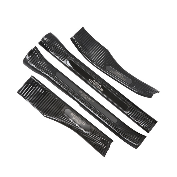 Adecuado para 20 Corolla Cruz de acero inoxidable protector trasero panel ventana TRIM bar puerta