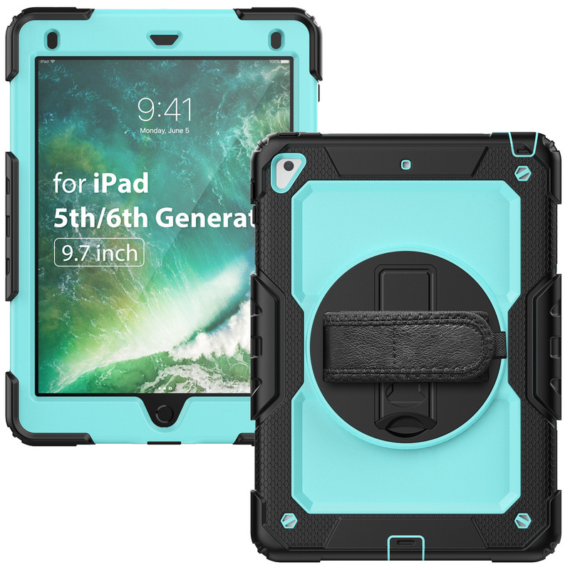 Applicable ipad2017 protective case 360-degree rotating bracket protective case Griffin Survivor Factory Direct Approval