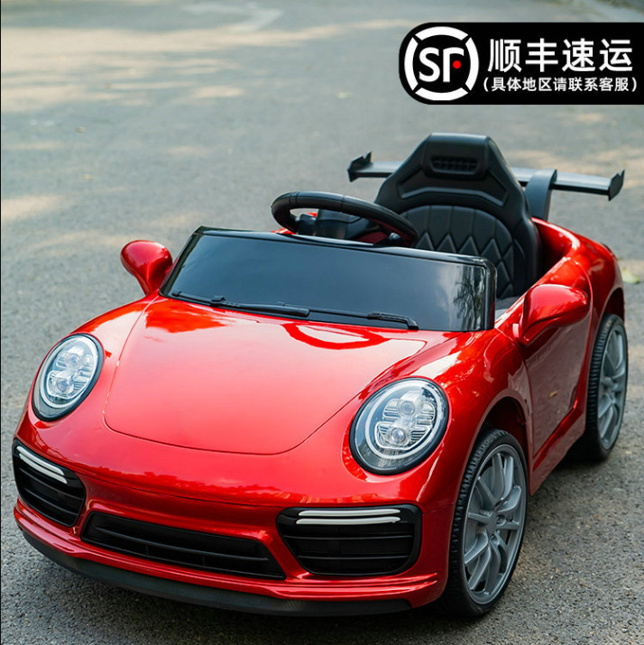 Coche eléctrico para niños Coche de control remoto de cuatro ruedas para hombres y mujeres Auto-conducción Internet celebridad carga columpio tracción en las cuatro ruedas solo coche de juguete