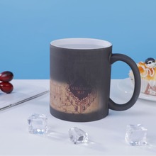 创意涂层 变色马克杯个性创意热转印LOGO 魔术陶瓷杯可定印刷图案