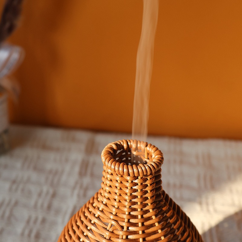 Difusor de Aromas con Varillas de Ratán Ultrasónico para Escritorio de Oficina