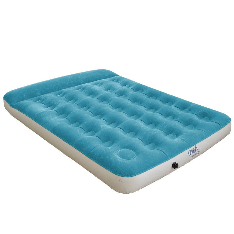 Foldable handheld inflatable mattress for home use anti-stress "Gopher", tent for double for camping, soft heel