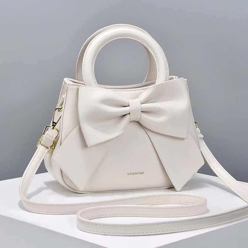 Taizhou Women's Fashion Trendy Versatile Bow Light Luxury Handbag Shoulder Bag Crossbody Bag - Thumbnail 7