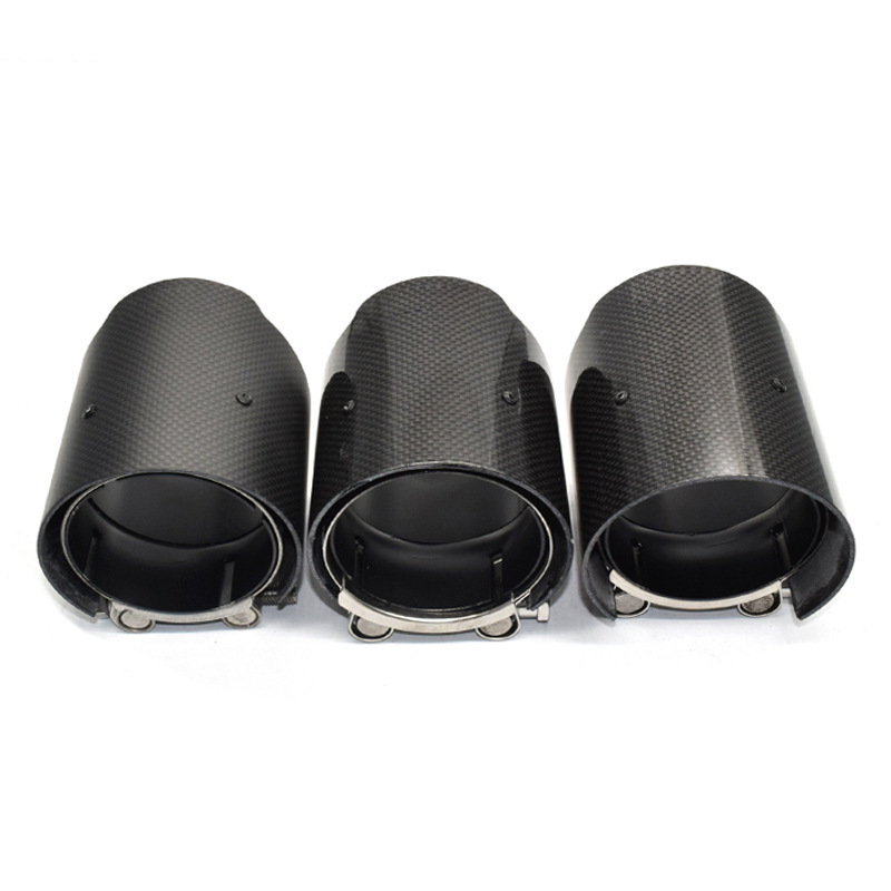 Suitable for BMW M4M3M2 modified carbon fiber Scorpio tail throat MP exhaust pipe F87F80F82F83 tail nozzle