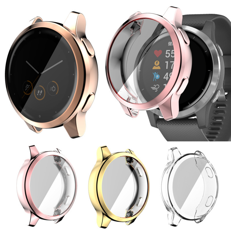Suitable for Garmin Vivoactive 4S Electroplated Tpu All-Inclusive Watch Case Venu 2S 40mm Watch Protective Cover