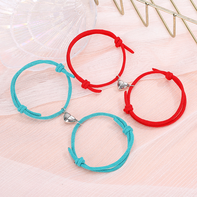 Style Simple Cœur Pas D'incrustation Coupler Bracelets display picture 15