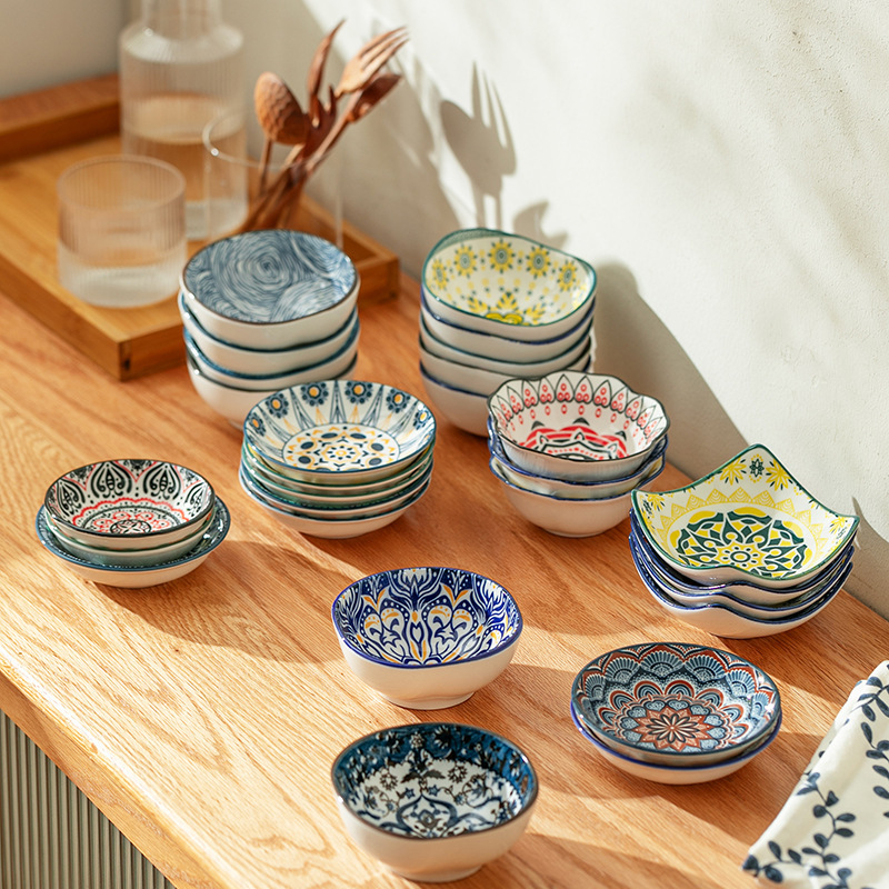 Ceramic Morocco Small Dish Restaurant Seasoning Dish Sauce Dish snack Dish Dish Dish Soy Sauce Small Bowl Dish Dish Ceramic Morocco Small Dish Restaurant Seasoning Dish Sauce Dish snack Dish Dish Dish Soy Sauce Small Bowl Dish Dish