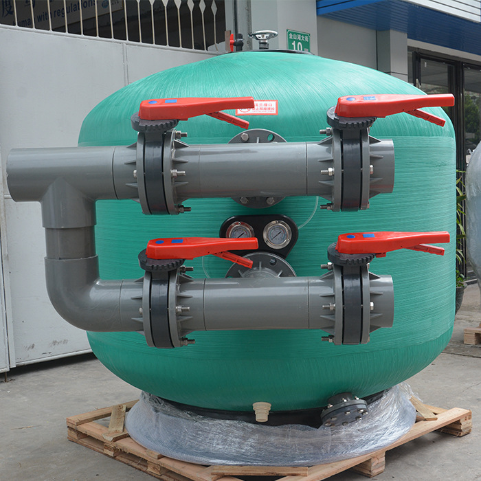 广州中航大型养殖水过滤侧出砂缸专业泳池过滤砂缸过滤器节能