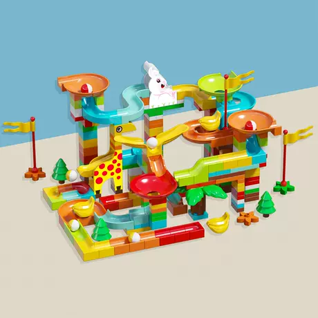 339 large particle rabbit deer slide building blocks