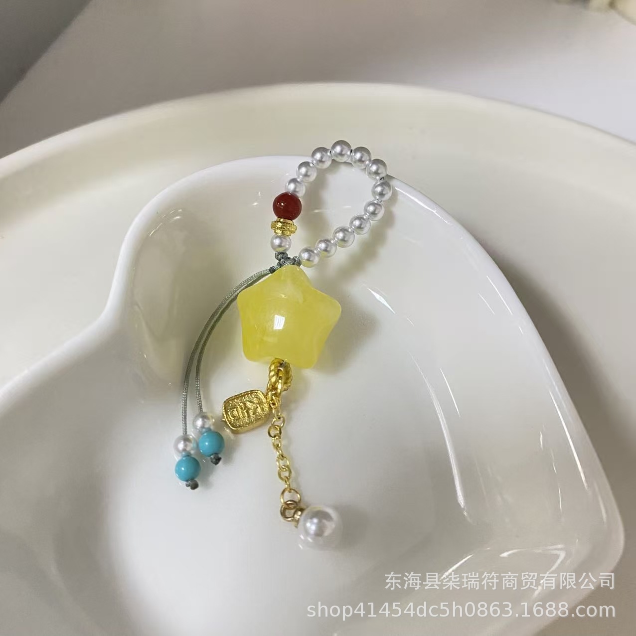 Hand-Woven Second-Generation Beeswax DIY Accessories, Beaded Jewelry, Bracelet Spacers, and Pendant Decorations