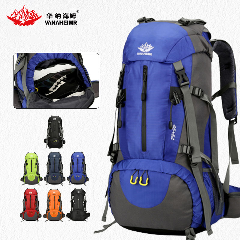 Mochila de Senderismo Warheim, Gran Capacidad, Impermeable, Multiusos