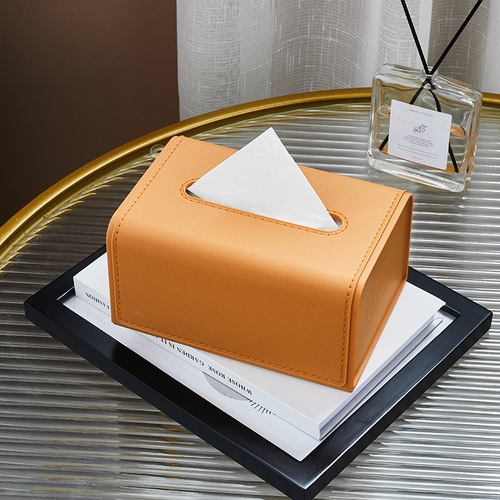 Household Living Room Coffee Table Creative Office High-end Light Luxury Style Napkin Box Advanced Tissue Box