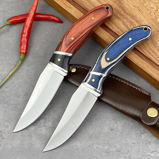 Barbecue Knife Outdoor Beef and Mutton Knife Fruit Knife Meat Knife Hand-held Meat Knife Stainless Steel Portable Meat Cutting Knife