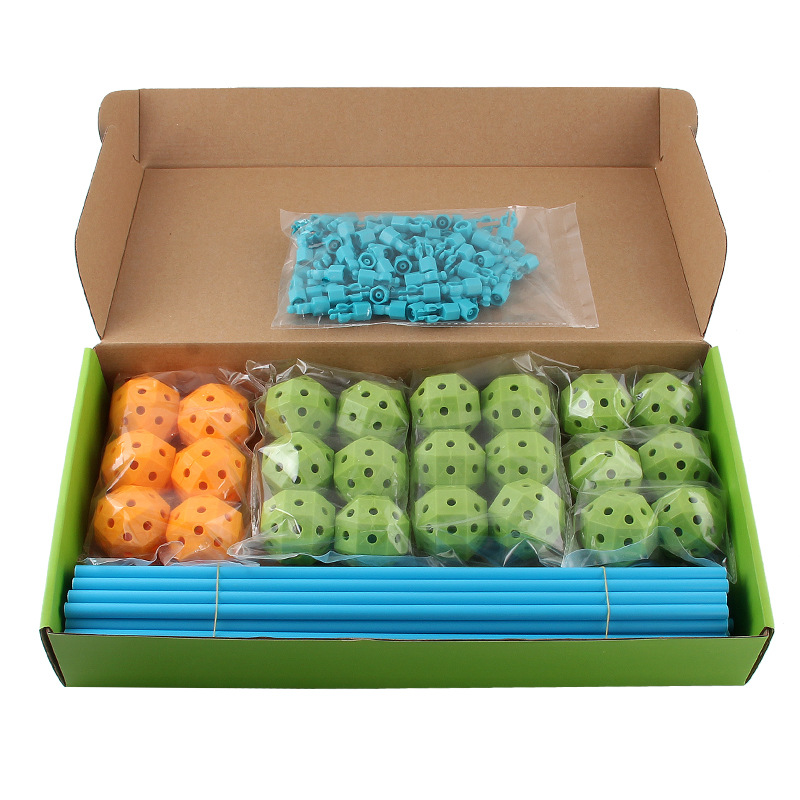 Transfronterizo Amazon STEM DIY tienda modelo de castillo de construcción infantil castillo de cuentas tienda de cuentas juguetes