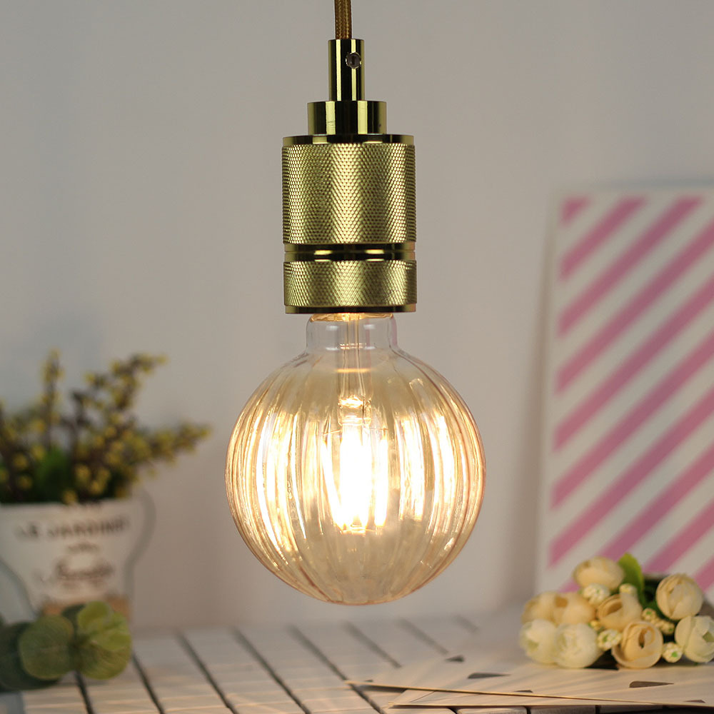 2022 New Irregularly Shaped Watermelon Light, Gold Transparent, Creative and Unique LED Hard Filament Bulb for Home, Hotel, and Restaurant Use