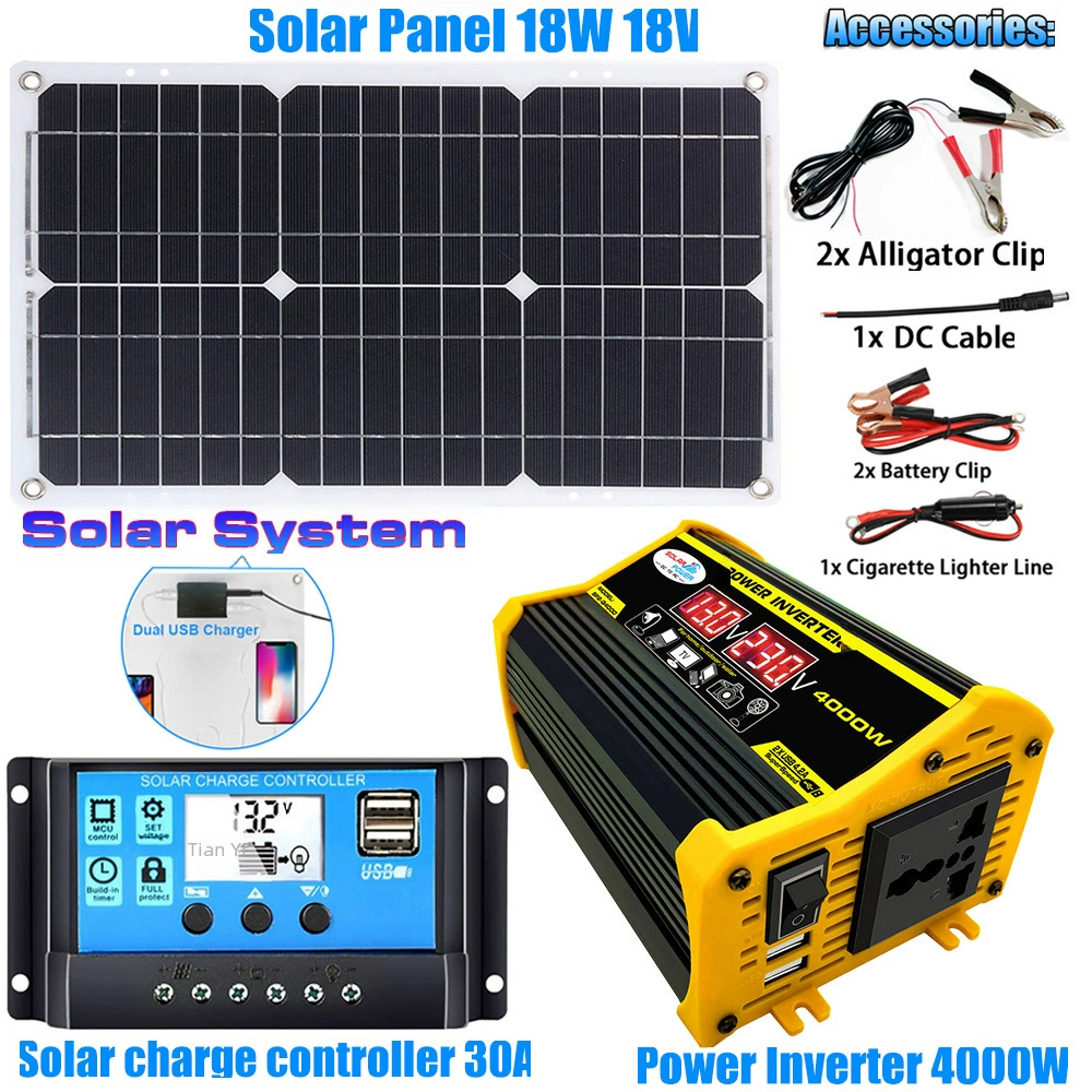 Smart controller solar-powered, 12v, 220v, 110v