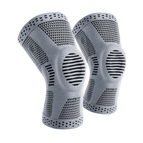 Vilico summer outdoor professional running basketball knee pads silicone spring non-slip breathable meniscus protective gear