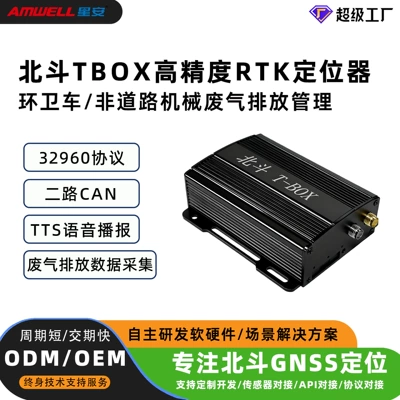 Tbox Beidou Locator 4g Vehicle-Mounted High-Precision Sub-Meter-Level Rtk Mechanical Vehicle Beidou Satellite Locator Tbox
