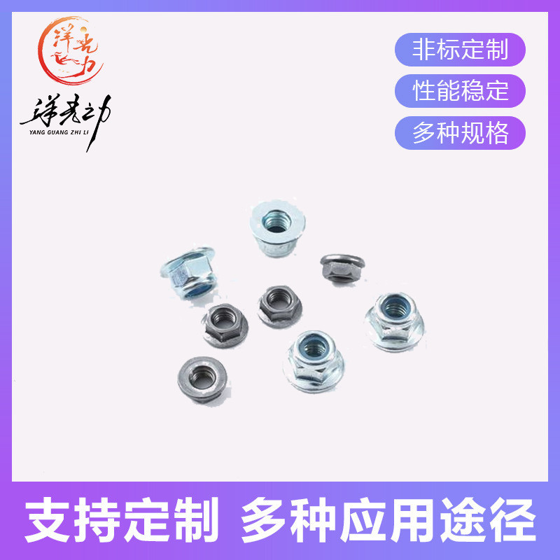 碳钢不锈钢镀锌本色自锁防松螺母