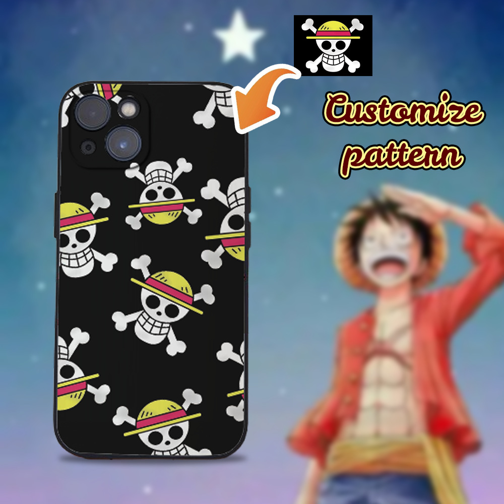 Mobile Phone Case for Apple 17, Cute Black Matte, Cross-Border Custom-Made iPhone 14 Pro Max Phone Case