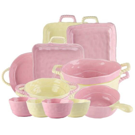 Ins Color Matching High-End Ceramic Handle Bowl Baking Bowl High-Value Plate Atmosphere Instant Noodle Bowl Fruit Yogurt Bowl