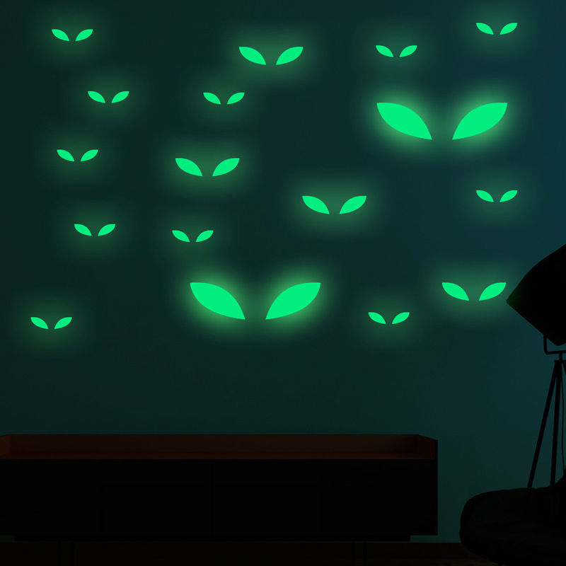 外国貿易クロスボーダーホットセールハロウィンステッカーフェスティバルシーンレイアウト発光ステッカー目発光ステッカーメーカー卸売|undefined