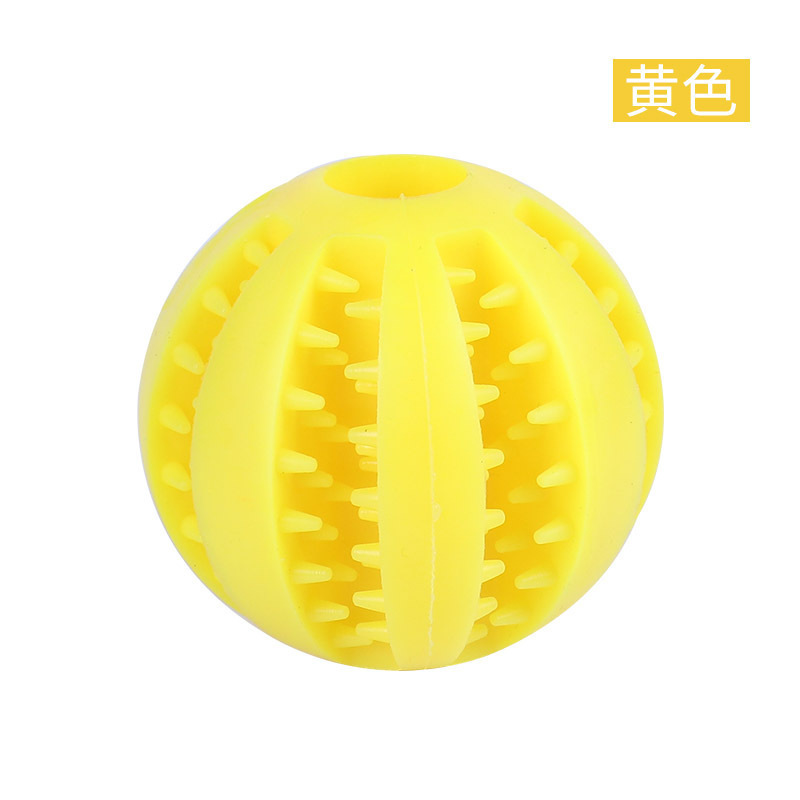 メーカー卸売犬フード漏れボールペットの歯ぎしりおもちゃボール噛みつきにくい歯のクリーニングテディゴールデンレトリバー知育玩具|undefined