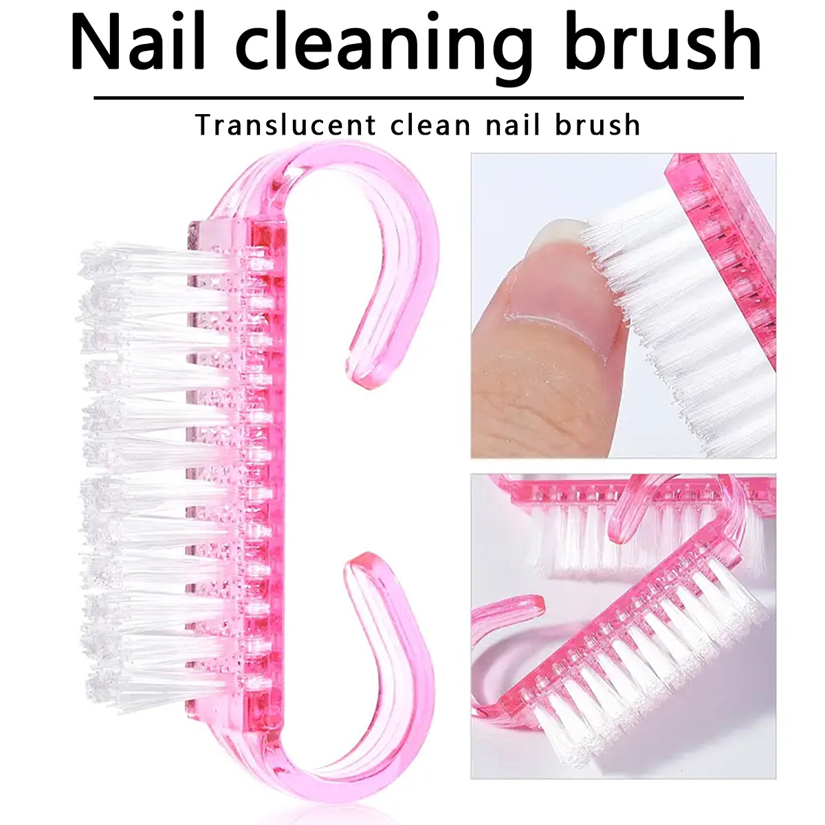 Nail brush Cleaning brush Horn brush Dust cleaning tool Horn dust brush Color small horn brush