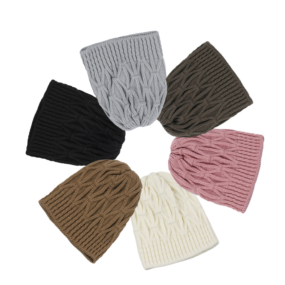 Gebreide muts voor dames warme wintermuts voor herfst_voghion.com