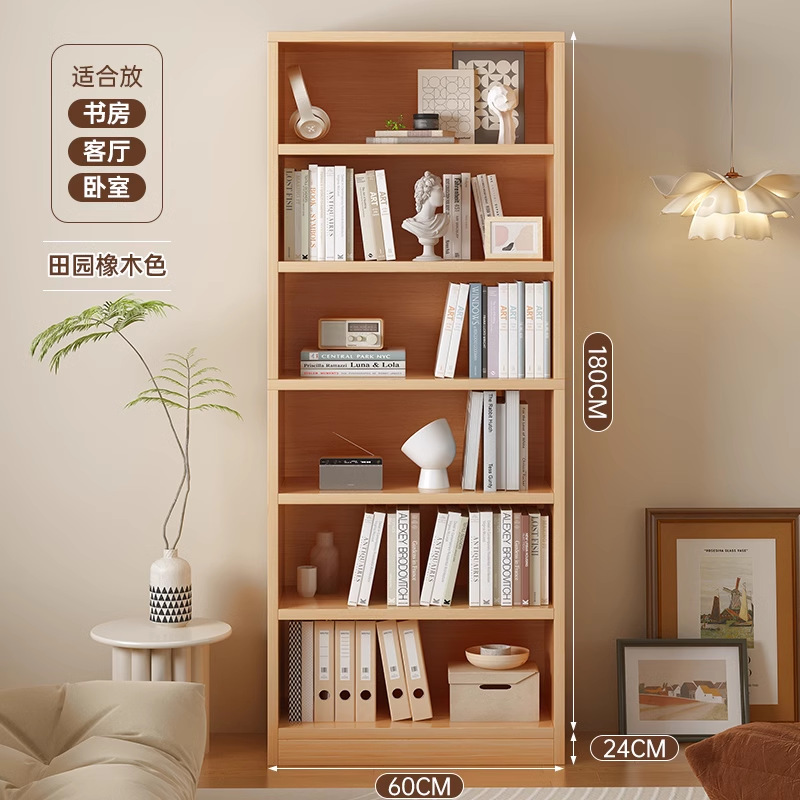 Estante de libros estante de estante de piso simple casero multicapa armario de sala de estar armario de almacenamiento contra la pared armario de esquina de hendidura estrecha