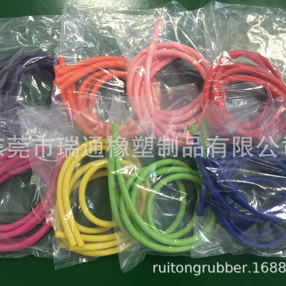 厂家批发供应TPE拉力器专用胶管  脚踏拉力器TPR高弹力管